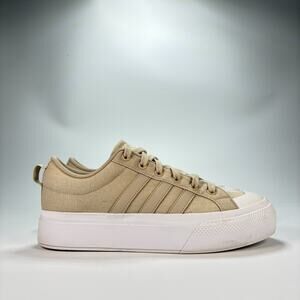 Adidas Bravada 2.0 Beige Casual Shoes Platform Sneakers IE2307 Women’s Size 9.5